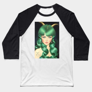 Capricorn Girl Baseball T-Shirt